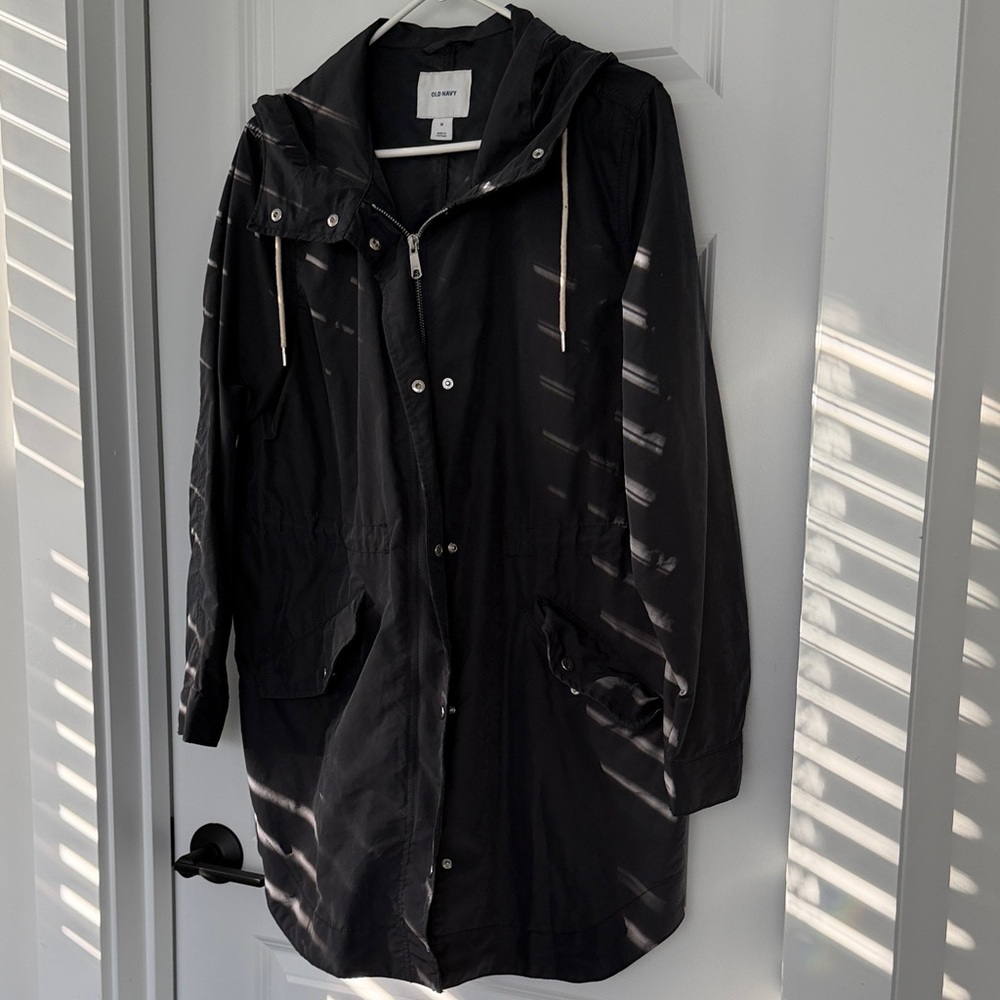 Old Navy Dark Gray Hooded Jacket